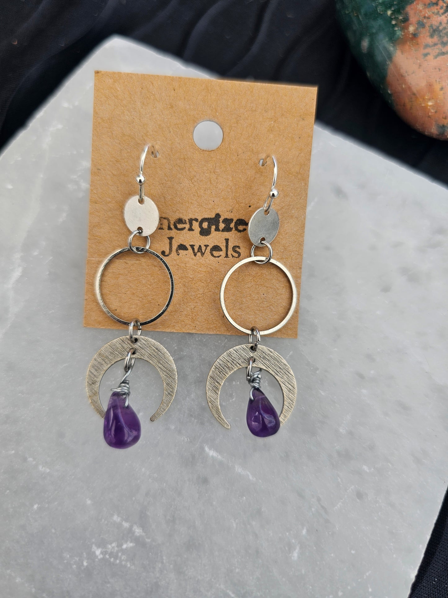 Amethyst Crescent Moon Goddess