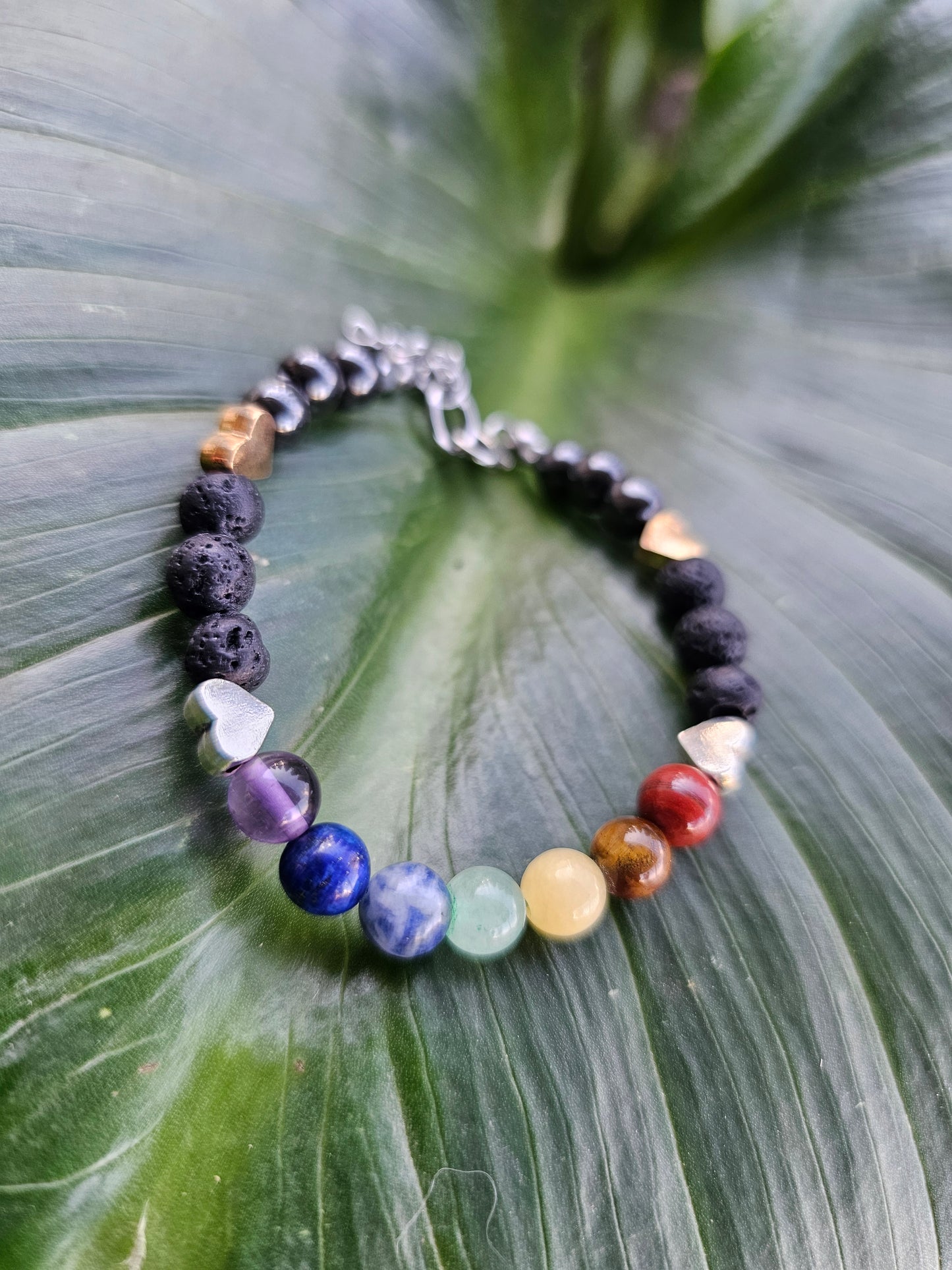 🤍 Chakra Hematite Bracelet