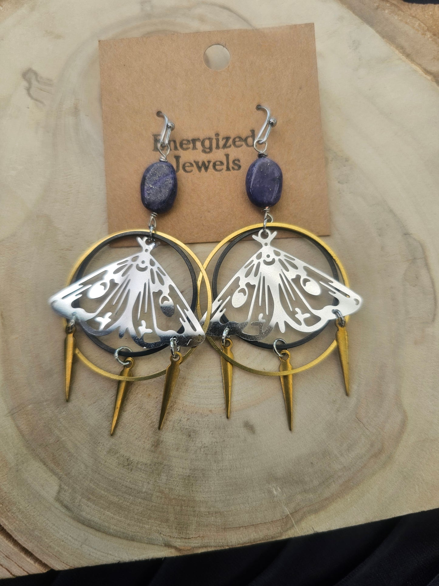 Chrysalis Echo Lapis Lazuli Earrings