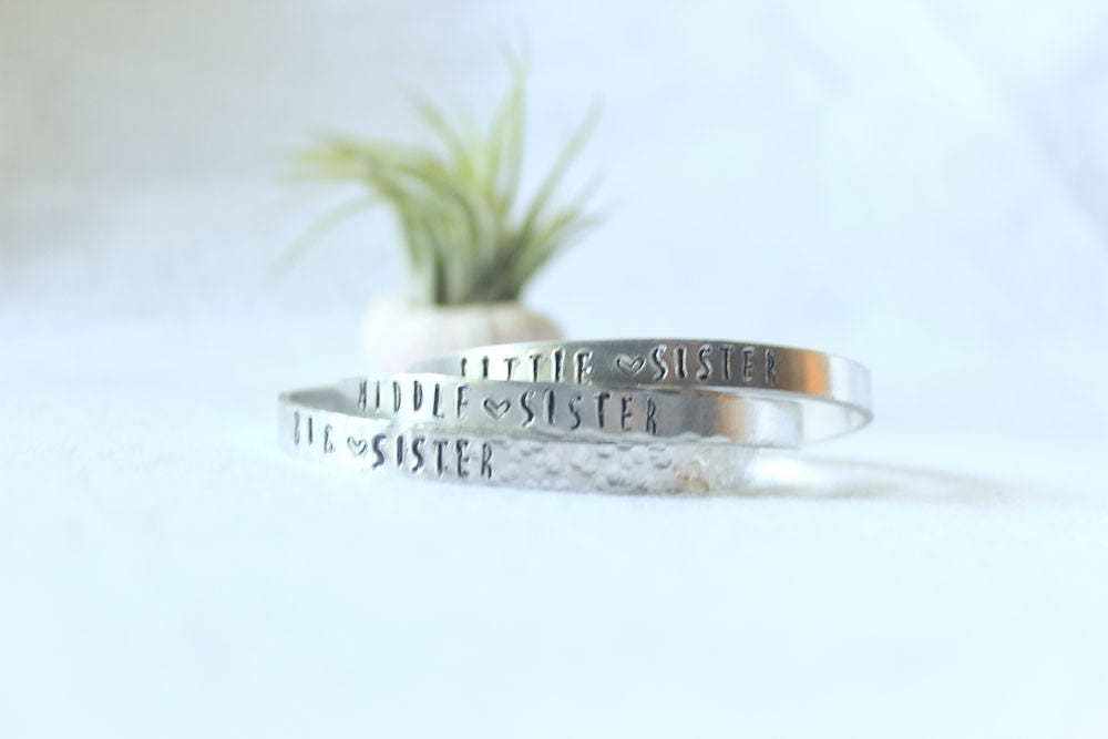Secret Message Bracelet, BEST BITCHES, Encrypted Hand Stamped Silver Inspiration Bracelet, Funny Quote Bracelet, Inspiration Secret Message
