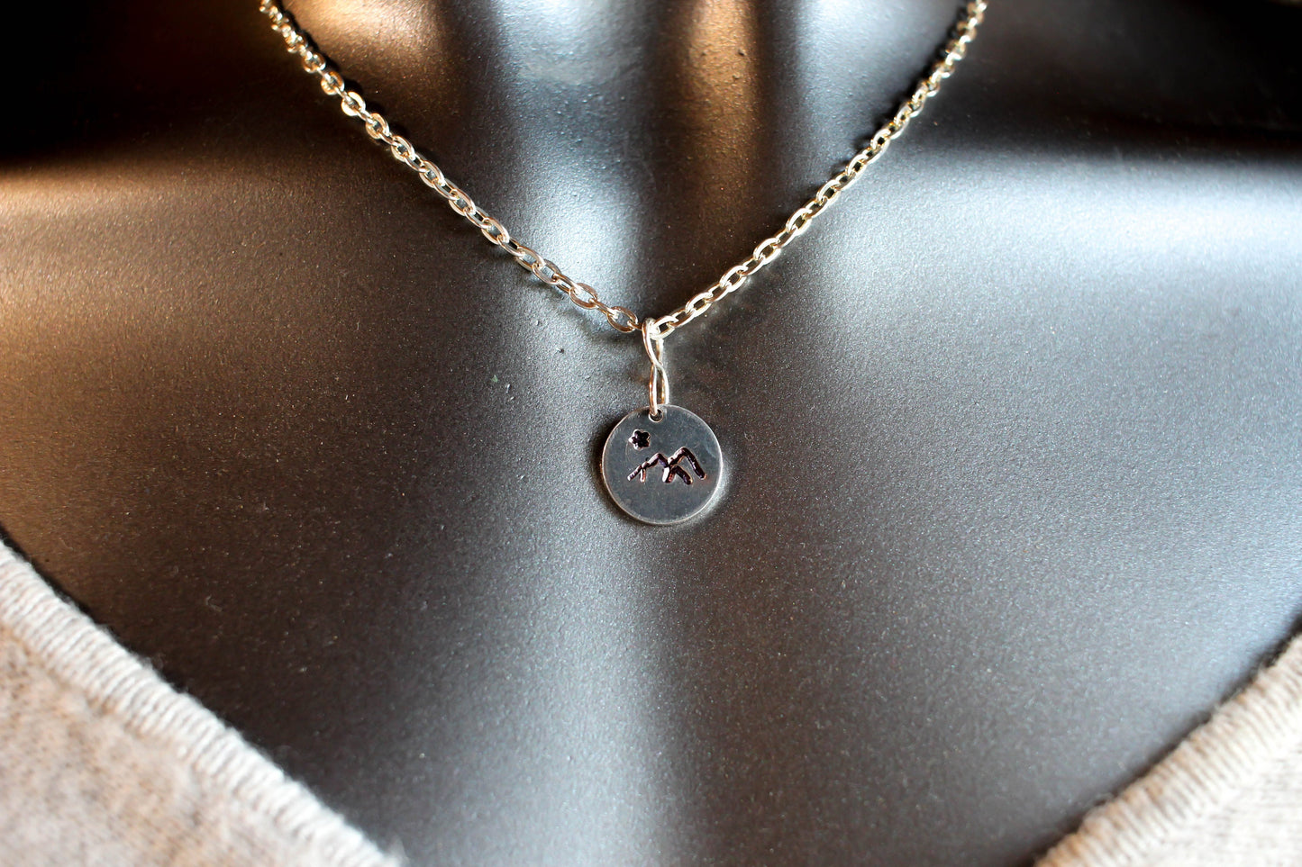 Mountain Necklace | Bridesmaids Gift | Silver Mountain Jewelry | Mountains are Calling | Wedding Gift | Minimal Mountain Jewelry