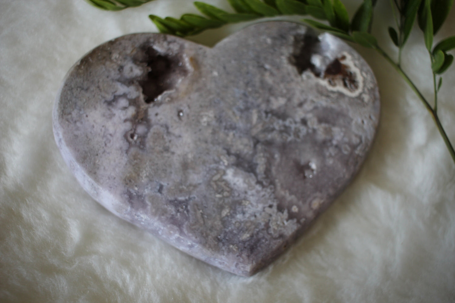 Super RARE DRUZY AMETHYST Heart | Brazil Pink Amethyst | Large Druzy Heart | Energized Crystals