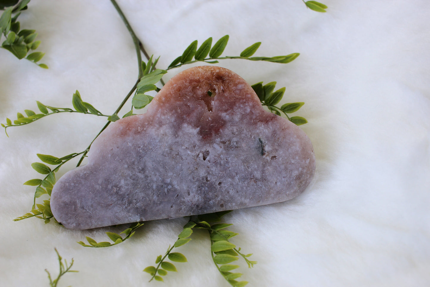 Large Carved AMETHYST | Pink Druzy Cloud | Sparling Pink Crystal | Energized Crystals