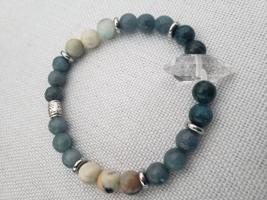 Jade | Quartz | Amazonite Confidence Bracelet