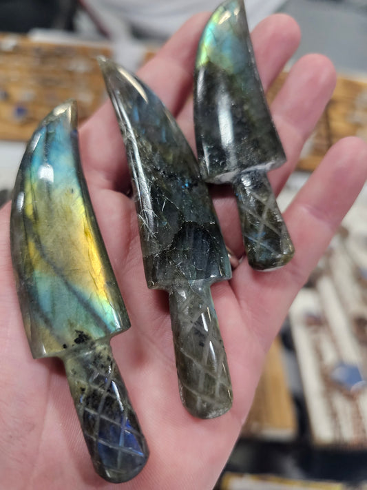 Labradorite Knife Shape