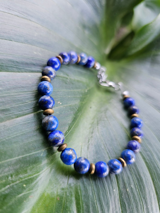 Lapis Lazuli Clasp Bracelet