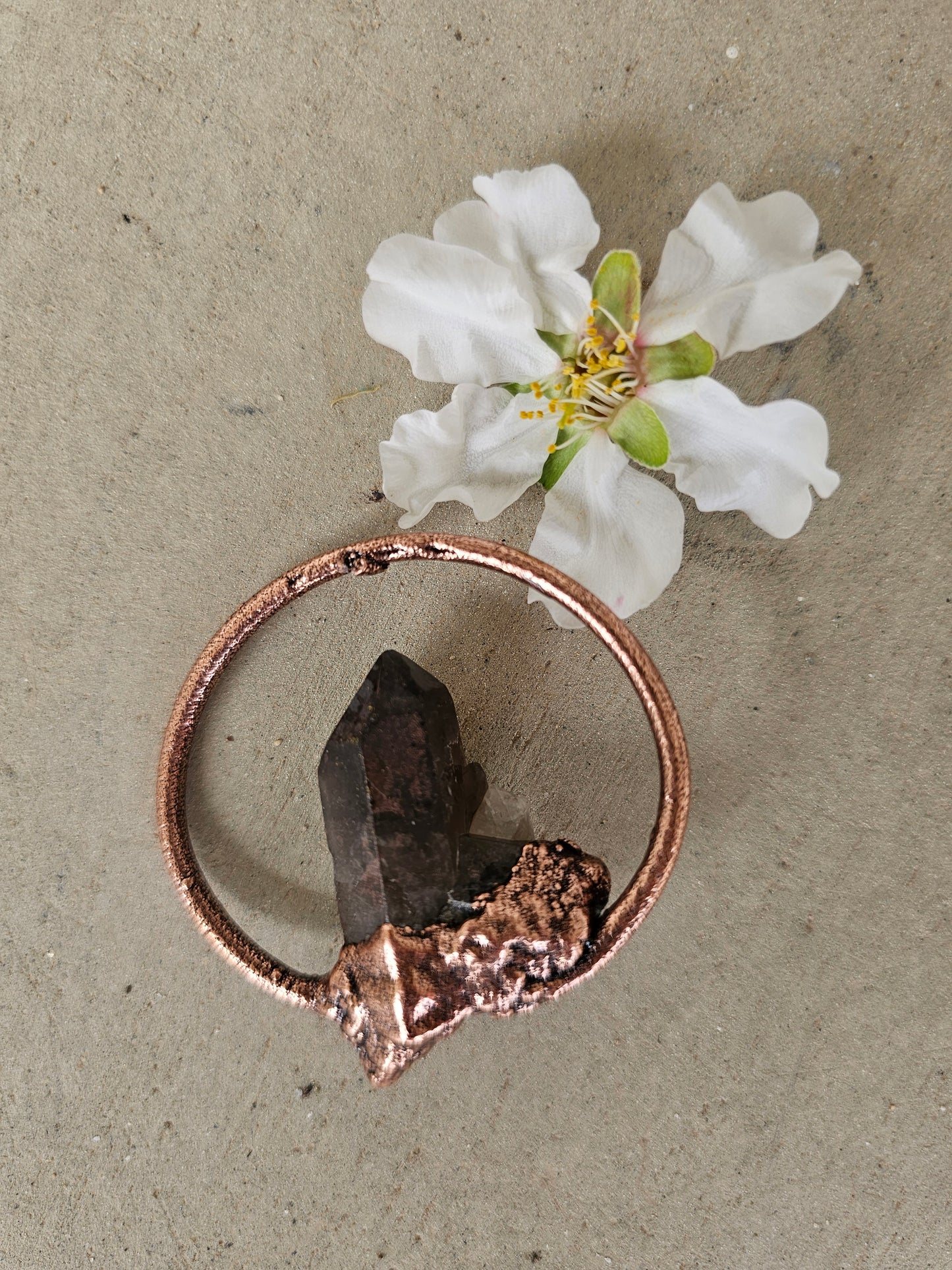 Raw Smoky Quartz Specimen Necklace