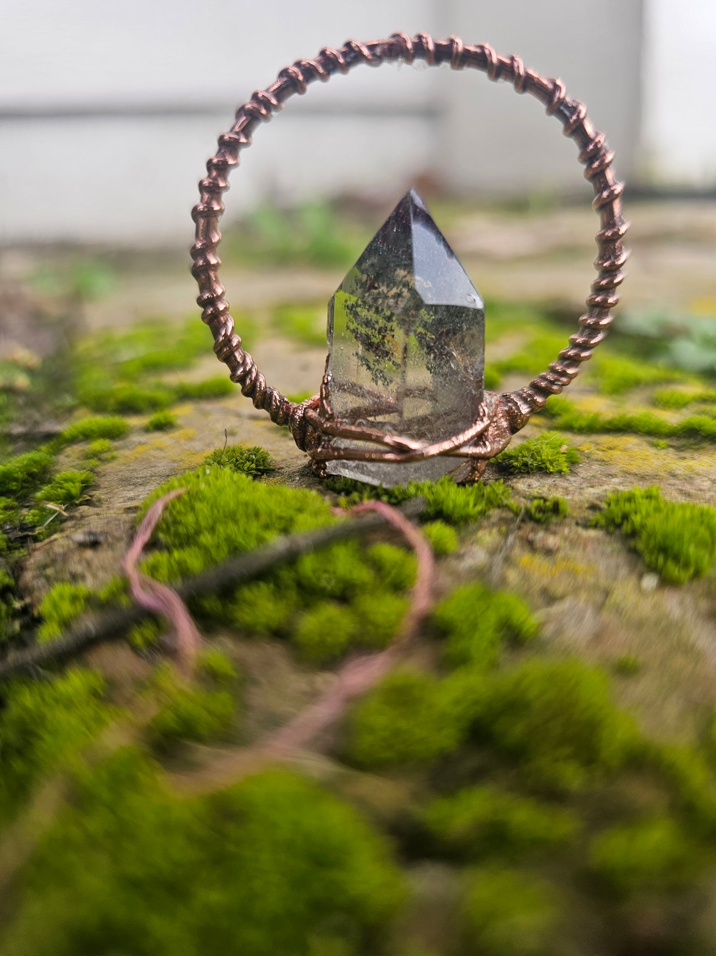 Garden Quartz Terminated Necklace