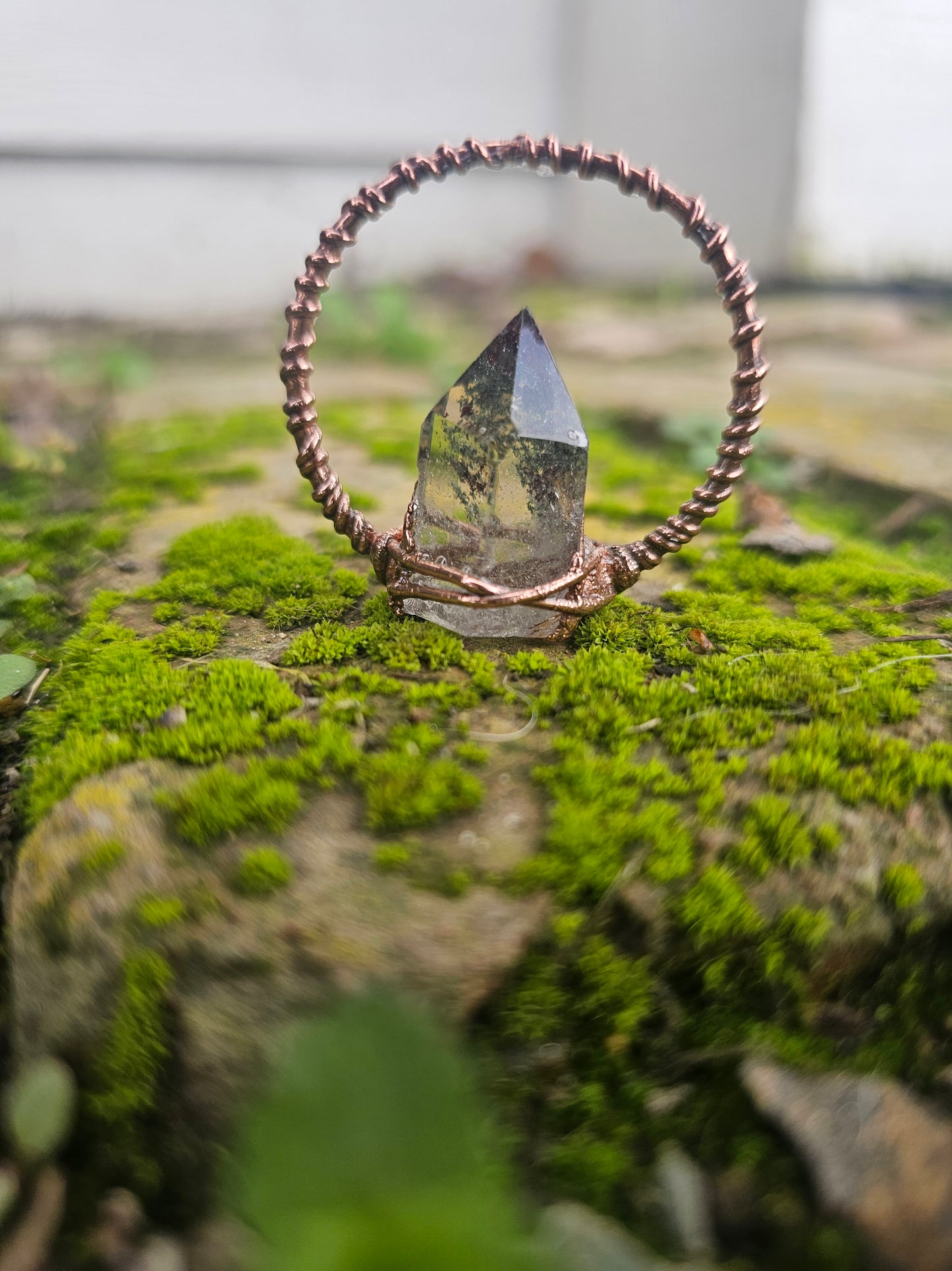 Garden Quartz Terminated Necklace