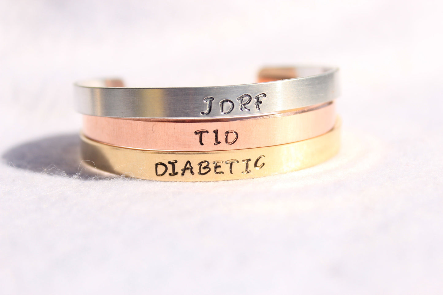 Medical Alert Bracelet | Medical Bracelet | Diabetic ID Bracelet | Personalized Hand Stamped ID Bracelet | Medical Identification Bracelet