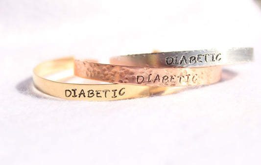 Medical Alert Bracelet | Medical Bracelet | Diabetic ID Bracelet | Personalized Hand Stamped ID Bracelet | Medical Identification Bracelet