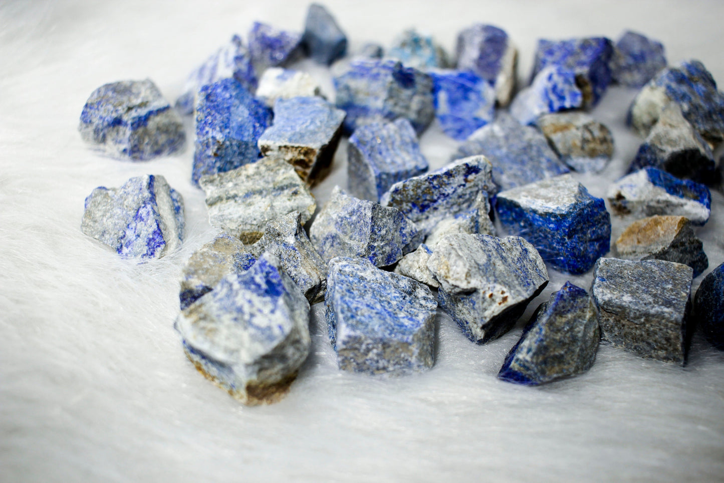 Lapis Lazuli with Pyrite Natural Rough Stones | Raw Blue Lapis Lazuli | Natural Rough Healing Stones | Blue Stones Sparkling Pyrite