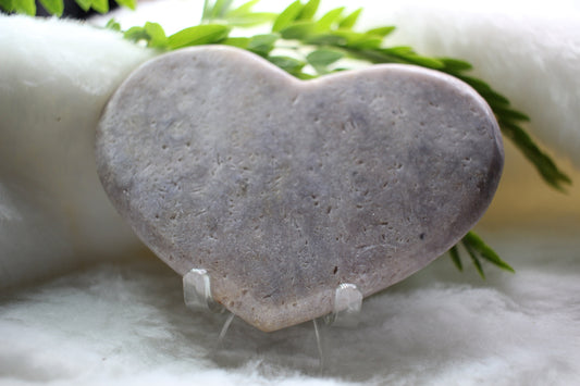 Large Crystal Heart - PINK AMETHYST HEART | Crystal Decor | Crystal Healing